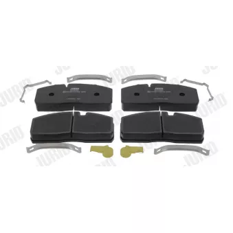 Jeu de 4 plaquettes de frein JURID OEM 3057009600