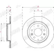 JURID 563285JC - Jeu de 2 disques de frein arrière