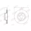 JURID 563660JC-1 - Jeu de 2 disques de frein avant