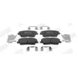 JURID 573819J - Jeu de 4 plaquettes de frein avant