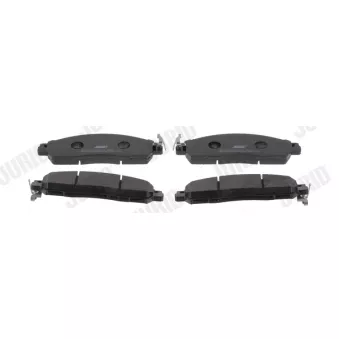 Jeu de 4 plaquettes de frein avant JURID 573857J pour NISSAN NAVARA 2.3 dCi 4x4 - 163cv