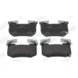 Jeu de 4 plaquettes de frein arrière JURID [573870J]