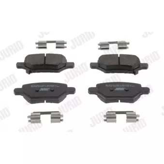 Jeu de 4 plaquettes de frein arrière JURID OEM 42539412