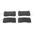 JURID 573997J - Jeu de 4 plaquettes de frein avant