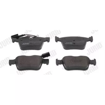 Jeu de 4 plaquettes de frein arrière JURID OEM 77368214