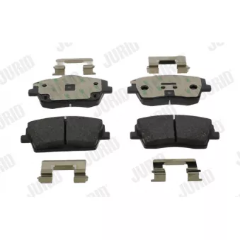 Jeu de 4 plaquettes de frein avant JURID OEM 31471408