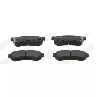 Jeu de 4 plaquettes de frein avant JURID OEM 95280739