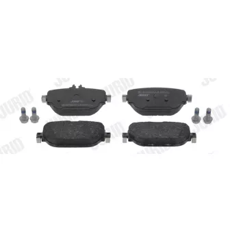 Jeu de 4 plaquettes de frein arrière JURID OEM A0004205602
