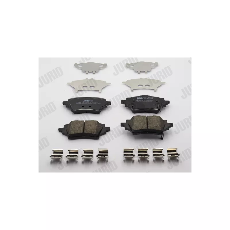 Jeu de 4 plaquettes de frein arrière JURID 574043J - Visuel 1