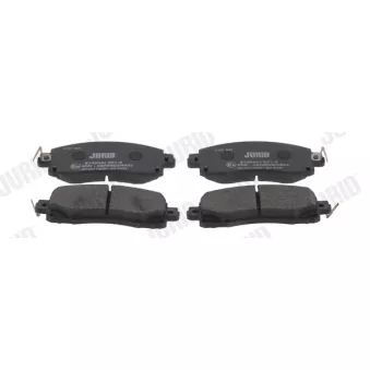 Jeu de 4 plaquettes de frein avant JURID OEM 26296FL040