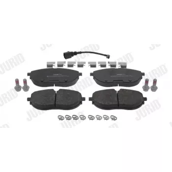 Jeu de 4 plaquettes de frein avant JURID OEM 7LA698151A