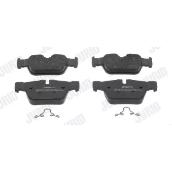 Jeu de 4 plaquettes de frein arrière JURID OEM 34206885600