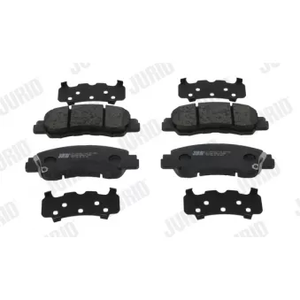 Jeu de 4 plaquettes de frein avant JURID OEM 4605B607