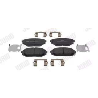 Jeu de 4 plaquettes de frein avant JURID OEM 58101N7A10
