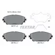 TEXTAR 2617701 - Jeu de 4 plaquettes de frein avant