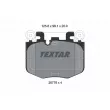 Jeu de 4 plaquettes de frein avant TEXTAR [2677601]