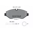 TEXTAR 2919209 - Jeu de 4 plaquettes de frein avant
