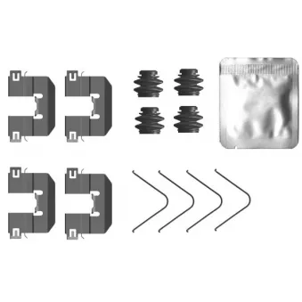 TEXTAR 82556300 - Kit d'accessoires, plaquette de frein à disque