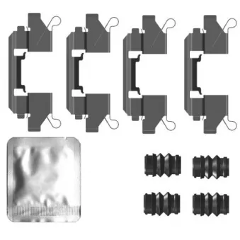 TEXTAR 82556400 - Kit d'accessoires, plaquette de frein à disque