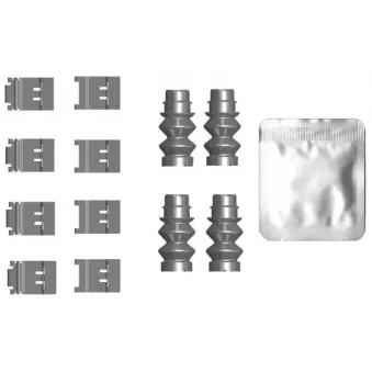 Kit d'accessoires, plaquette de frein à disque TEXTAR [82556800]