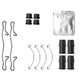 TEXTAR 82558500 - Kit d'accessoires, plaquette de frein à disque