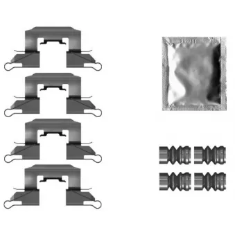TEXTAR 82559100 - Kit d'accessoires, plaquette de frein à disque