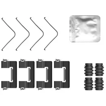TEXTAR 82560600 - Kit d'accessoires, plaquette de frein à disque