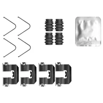 TEXTAR 82560800 - Kit d'accessoires, plaquette de frein à disque