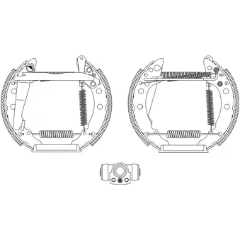 Kit de freins arrière (prémontés) TEXTAR OEM 171609527F