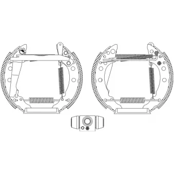Kit de freins arrière (prémontés) TEXTAR OEM 171609527F