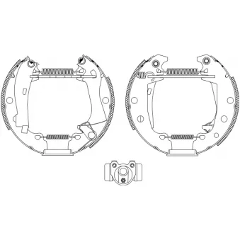 Kit de freins arrière (prémontés) TEXTAR OEM 95625020