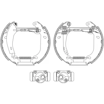 Kit de freins arrière (prémontés) TEXTAR OEM 4241G3
