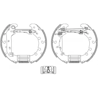 Kit de freins arrière (prémontés) TEXTAR OEM DDY22638ZA