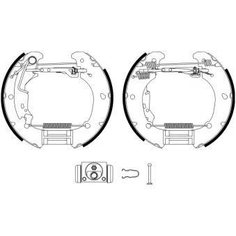 Kit de freins arrière (prémontés) TEXTAR OEM 77362449