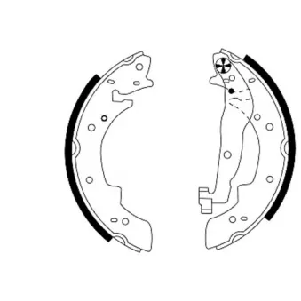 Jeu de mâchoires de frein TEXTAR OEM 00000A0902A00