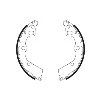 Jeu de mâchoires de frein TEXTAR OEM 5835007A00