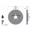 TEXTAR 92106605 - Jeu de 2 disques de frein avant