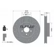 TEXTAR 92120205 - Jeu de 2 disques de frein avant