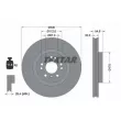 TEXTAR 92150605 - Jeu de 2 disques de frein avant