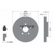 TEXTAR 92186905 - Jeu de 2 disques de frein avant