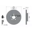 TEXTAR 92273105 - Jeu de 2 disques de frein avant