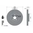 TEXTAR 92278605 - Jeu de 2 disques de frein avant