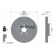 TEXTAR 92293605 - Jeu de 2 disques de frein avant