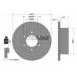 Jeu de 2 disques de frein avant TEXTAR [92336503]