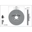 TEXTAR 92337905 - Jeu de 2 disques de frein avant