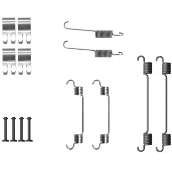 Kit d'accessoires, mâchoire de frein TEXTAR 97049000 pour NISSAN MICRA 1.5 DCI - 90cv