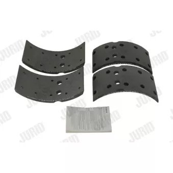 JURID 1728035380 - Kit de garnitures de frein, frein à tambour