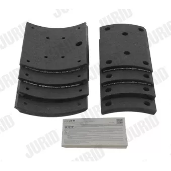 JURID 1907825380 - Kit de garnitures de frein, frein à tambour