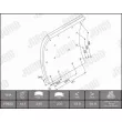 JURID 1993221070 - Kit de garnitures de frein, frein à tambour