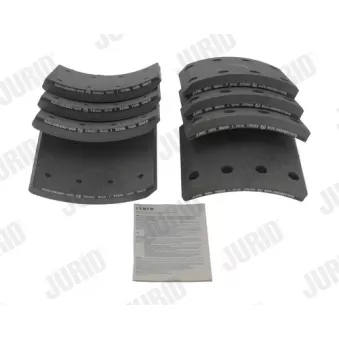 JURID 1993511070 - Kit de garnitures de frein, frein à tambour